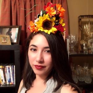 Frida Inspired flower crown.